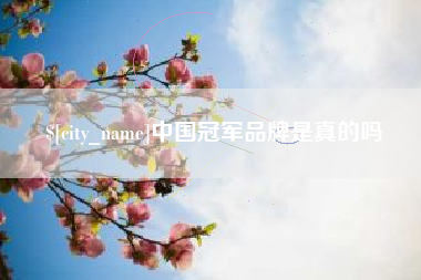 如皋中国冠军品牌是真的吗