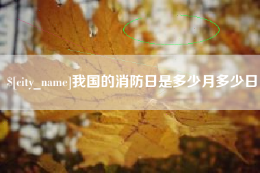 如皋我国的消防日是多少月多少日