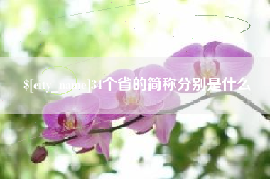 如皋34个省的简称分别是什么