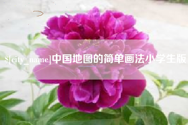 如皋中国地图的简单画法小学生版