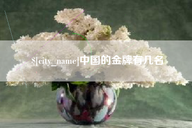 如皋中国的金牌有几名