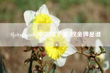 如皋中国拿下第9枚金牌是谁