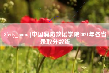 如皋中国消防救援学院2021年各省录取分数线