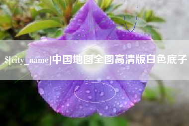 如皋中国地图全图高清版白色底子