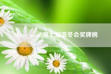 如皋第七届亚冬会奖牌榜