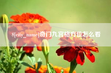 如皋奇门九宫格方位怎么看