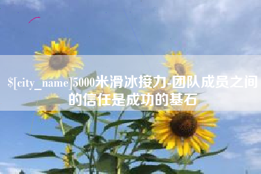 如皋5000米滑冰接力-团队成员之间的信任是成功的基石