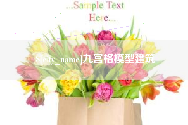 如皋九宫格模型建筑