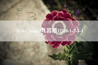 如皋九宫格12340-1-2-3-4