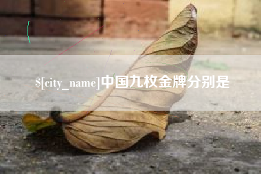 如皋中国九枚金牌分别是