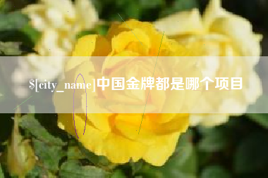 如皋中国金牌都是哪个项目