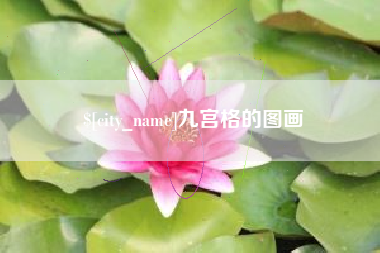 如皋九宫格的图画