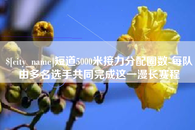 如皋短道5000米接力分配圈数-每队由多名选手共同完成这一漫长赛程