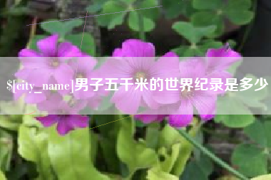 如皋男子五千米的世界纪录是多少