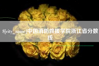 如皋中国消防救援学院浙江省分数线