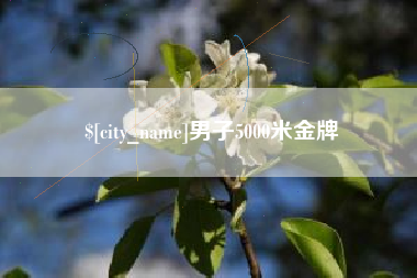 如皋男子5000米金牌