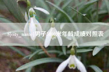 如皋男子5000米年龄成绩对照表