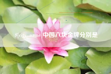 如皋中国六块金牌分别是